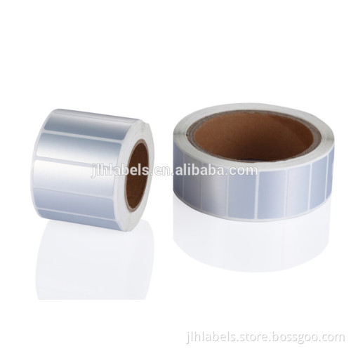 25u PET Electrical Durable Films Labels Matte Chrome